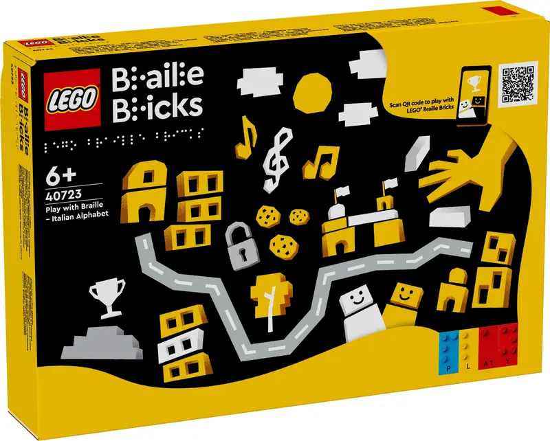 LEGO 40723 Zabawa z alfabetem Braille’a - włoski zdjęcie 2