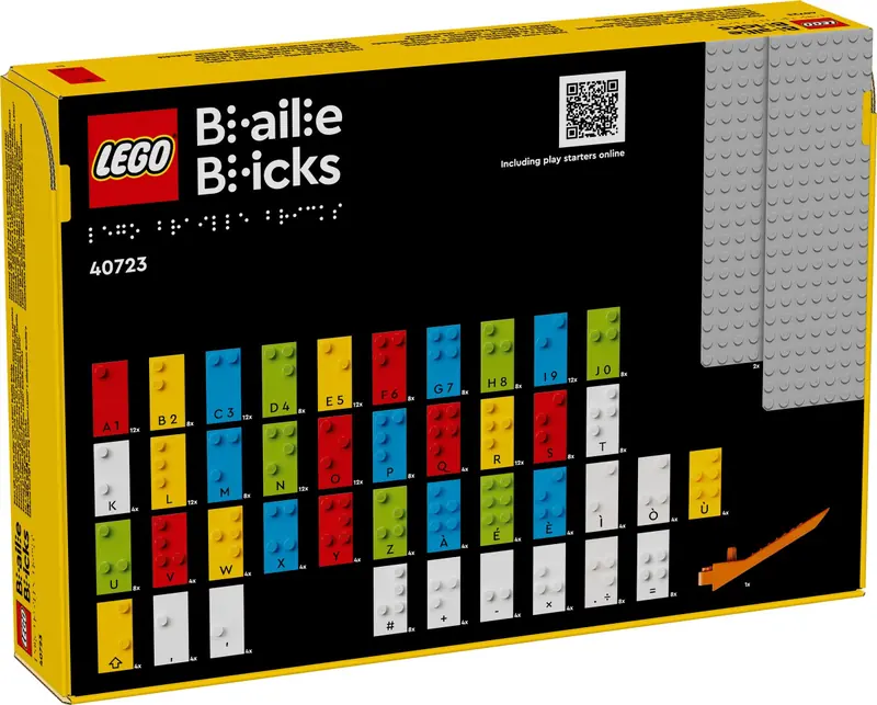 LEGO 40723 Zabawa z alfabetem Braille’a - włoski zdjęcie 3