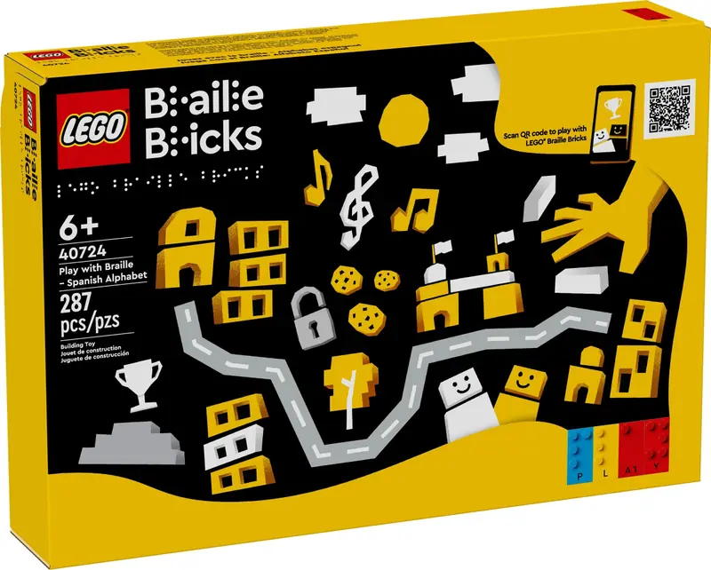 LEGO 40724 Zabawa z alfabetem Braille’a - hiszpański zdjęcie 2