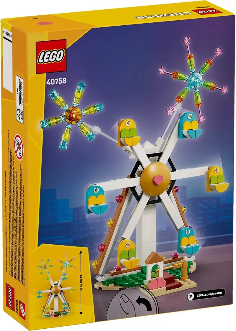LEGO 40758 Świętowanie: diabelski młyn z fajerwerkami zdjęcie 2