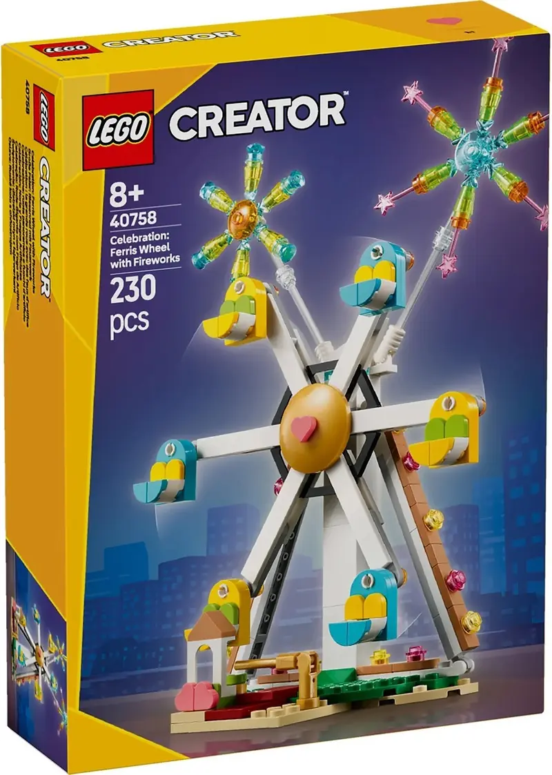 LEGO 40758 Świętowanie: diabelski młyn z fajerwerkami zdjęcie 3