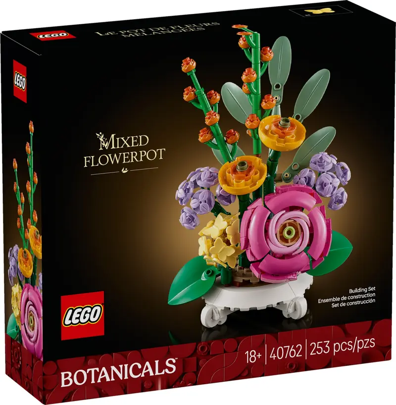 LEGO 40762 Doniczka z rozmaitymi kwiatami zdjęcie 2