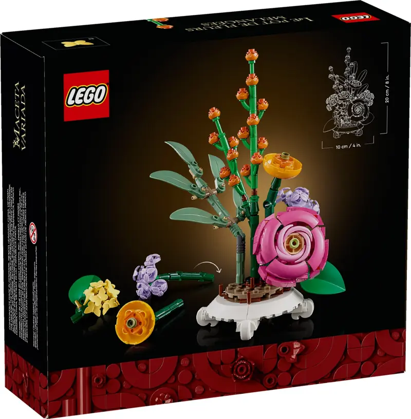 LEGO 40762 Doniczka z rozmaitymi kwiatami zdjęcie 3
