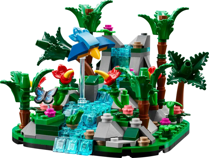 LEGO 40782 Diorama z tropikalnym lasem deszczowym