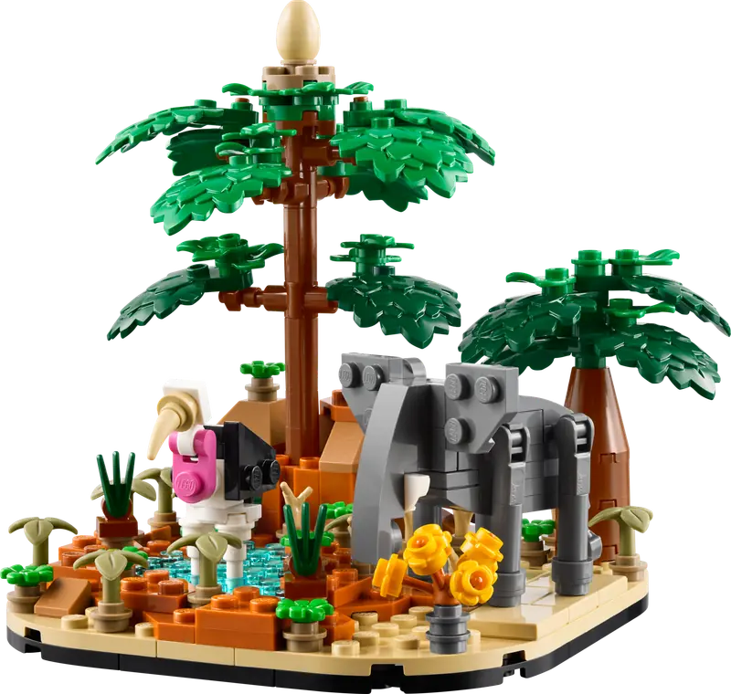 LEGO 40784 Diorama z afrykańską sawanną