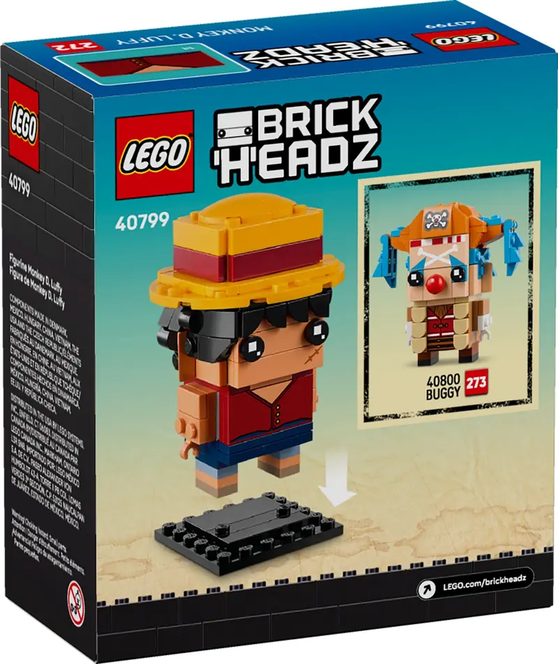LEGO 40799 Figurka Monkey D. Luffy’ego zdjęcie 5
