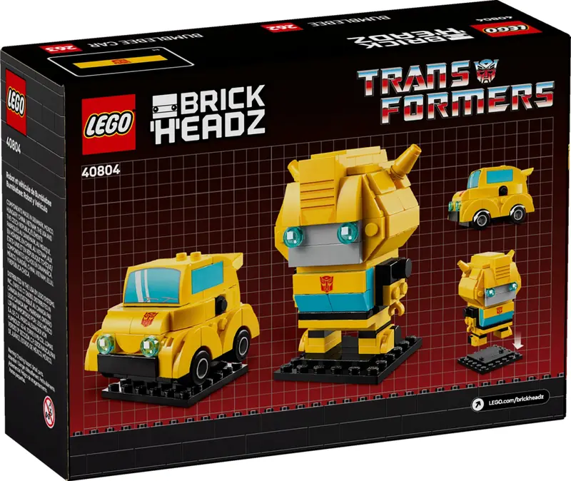LEGO 40804 Robot i pojazd Bumblebee zdjęcie 2