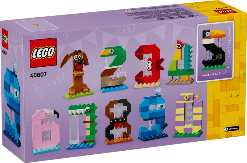 LEGO 40807 Urodzinowe cyferki zdjęcie 5
