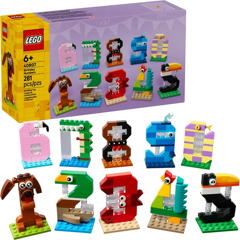 LEGO 40807 Urodzinowe cyferki zdjęcie 4