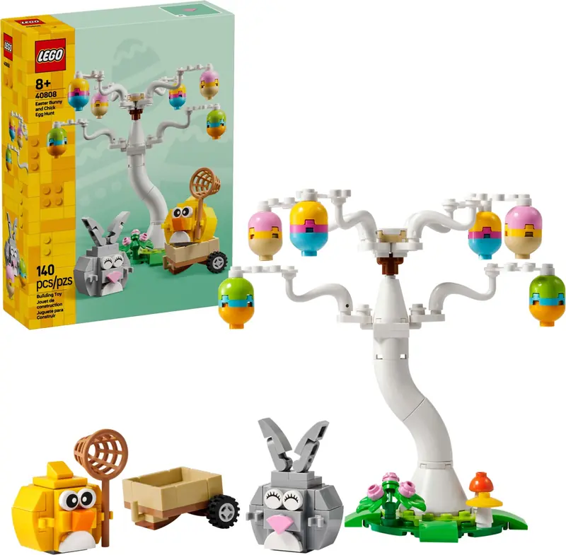 LEGO 40808 Poszukiwanie pisanek z zajączkiem i kurczaczkiem zdjęcie 2