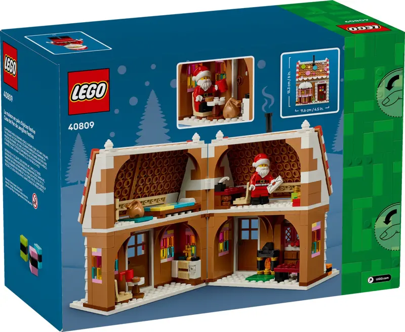 LEGO 40809 Świąteczna chatka z piernika zdjęcie 2