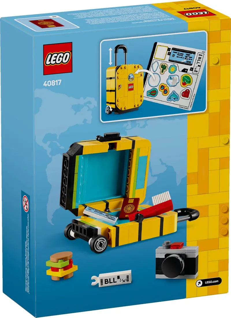 LEGO 40817 Żółta walizka podróżna zdjęcie 2