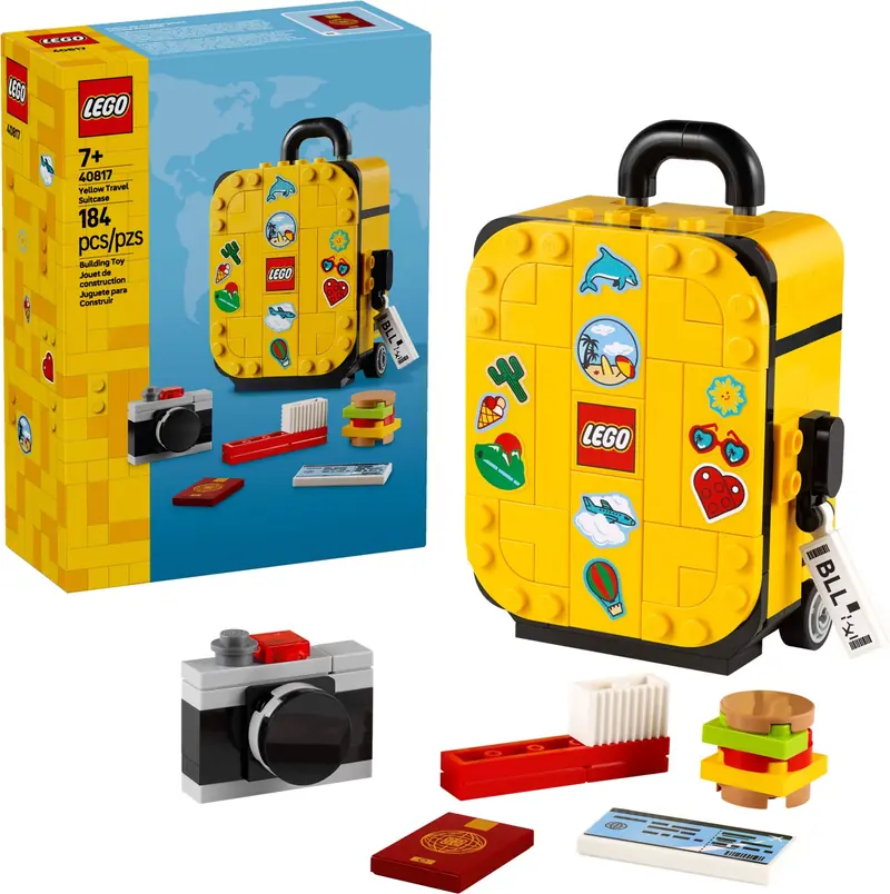 LEGO 40817 Żółta walizka podróżna zdjęcie 3