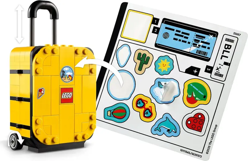 LEGO 40817 Żółta walizka podróżna zdjęcie 5