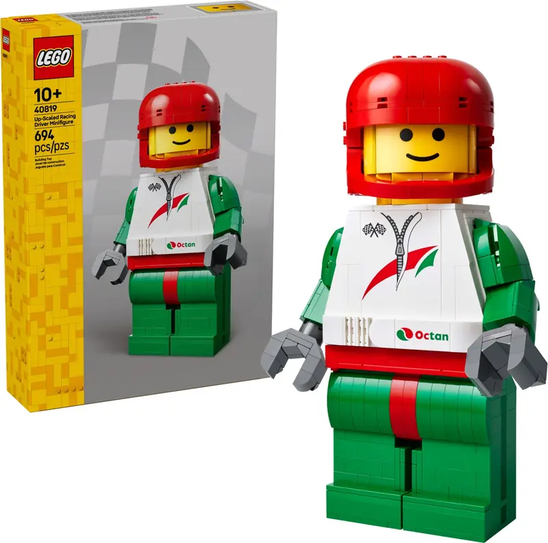 LEGO 40819 Duża minifigurka kierowcy wyścigowego zdjęcie 3