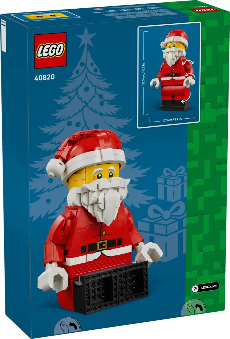 LEGO 40820 Powiększona minifigurka Świętego Mikołaja zdjęcie 2