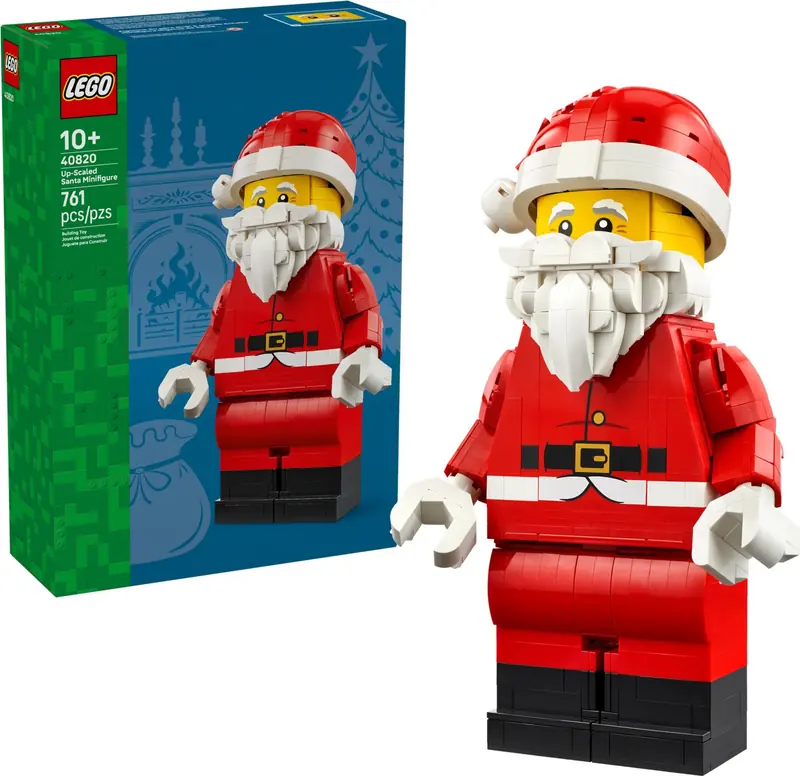 LEGO 40820 Powiększona minifigurka Świętego Mikołaja zdjęcie 3