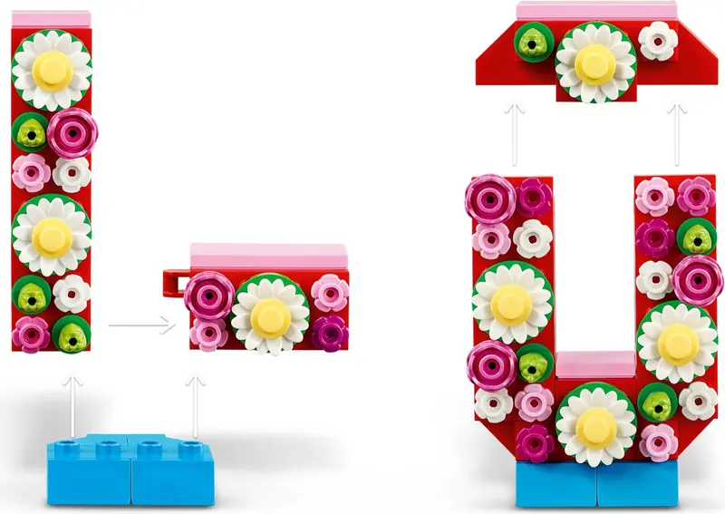 LEGO 40867 Litery pełne miłości zdjęcie 6