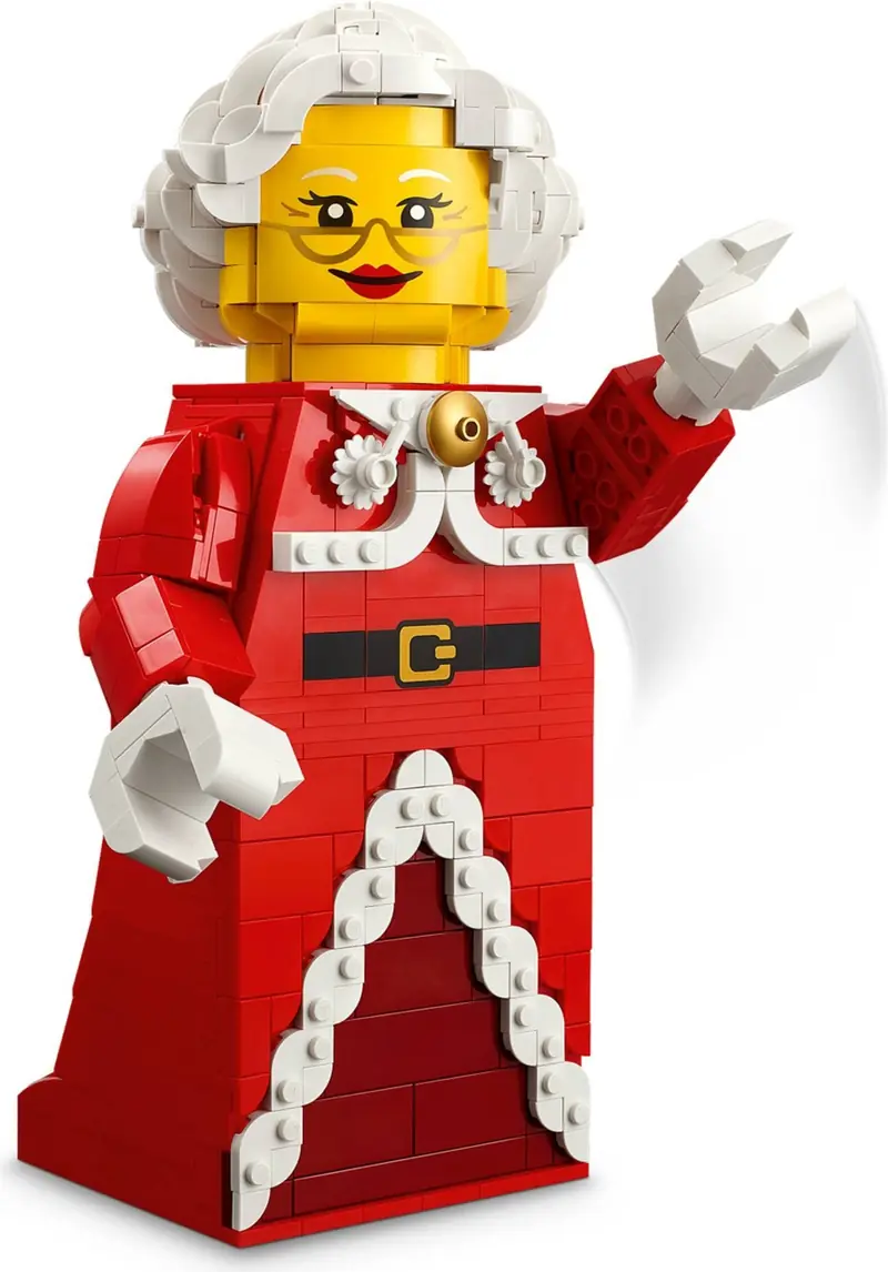 LEGO 40875 Powiększona minifigurka Pani Mikołajowej