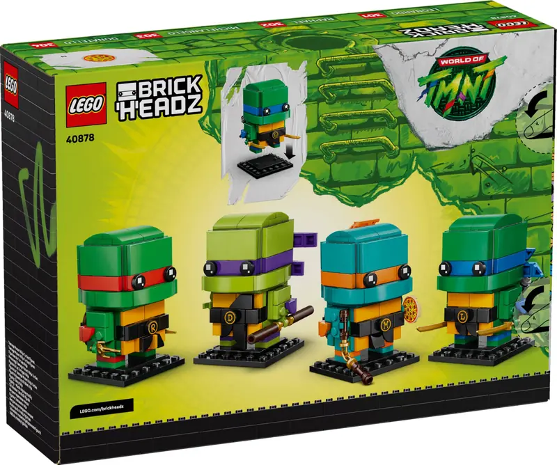 LEGO 40878 Figurki Wojowniczych żółwi ninja zdjęcie 2