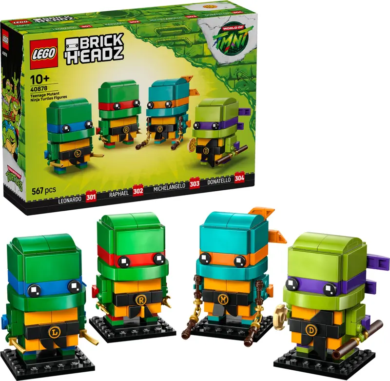 LEGO 40878 Figurki Wojowniczych żółwi ninja zdjęcie 3