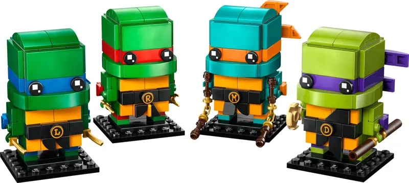 LEGO 40878 Figurki Wojowniczych żółwi ninja zdjęcie 4