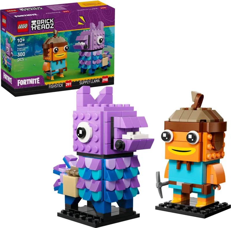 LEGO 40881 Lama Zaopatrzeniowa i Palucha Rybnego - figurki zdjęcie 3