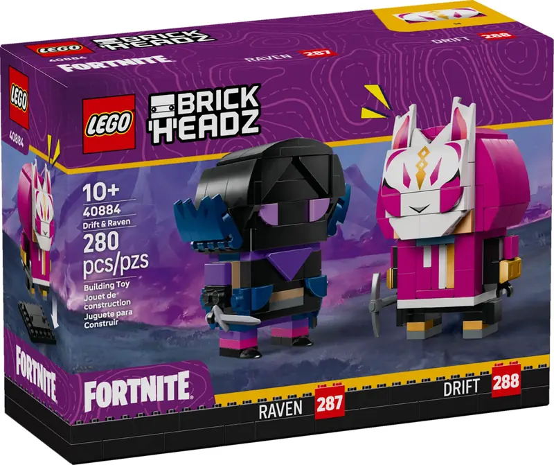 LEGO 40884 Drift i Raven - figurki zdjęcie 2