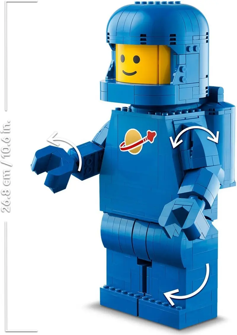 LEGO 40921 Powiększona minifigurka niebieskiego astronauty zdjęcie 6