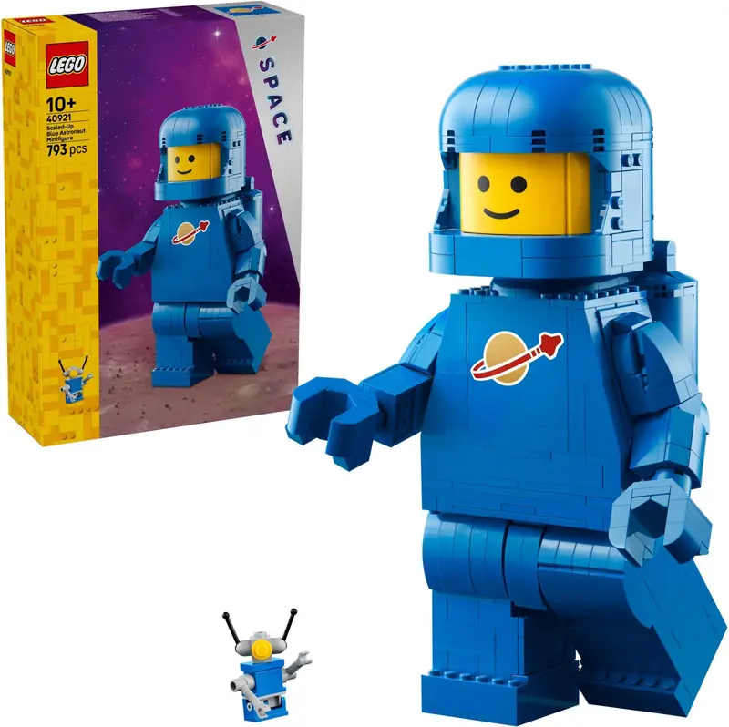 LEGO 40921 Powiększona minifigurka niebieskiego astronauty zdjęcie 3
