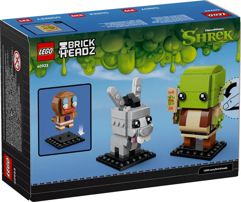 LEGO 40923 Figurki Shreka, Osła i Ciastka zdjęcie 2