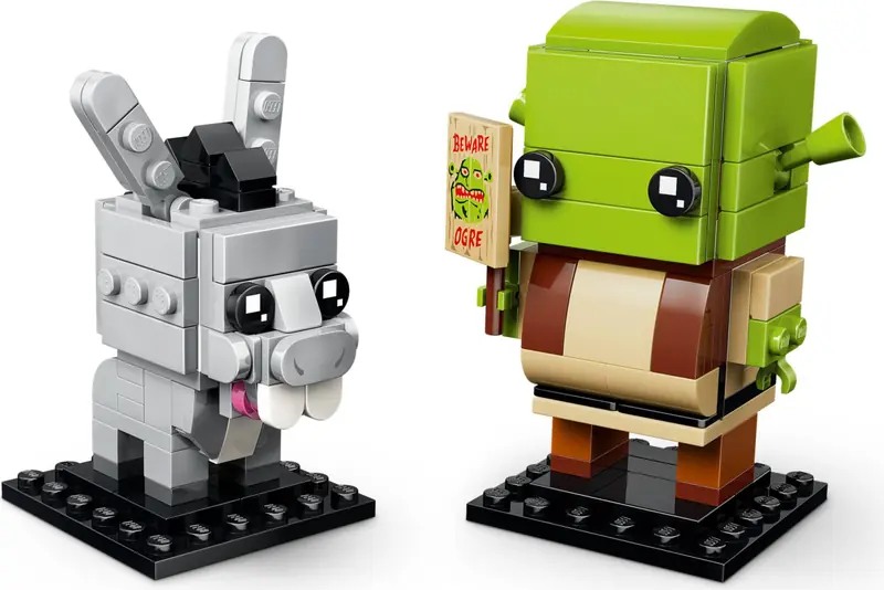 LEGO 40923 Figurki Shreka, Osła i Ciastka zdjęcie 4
