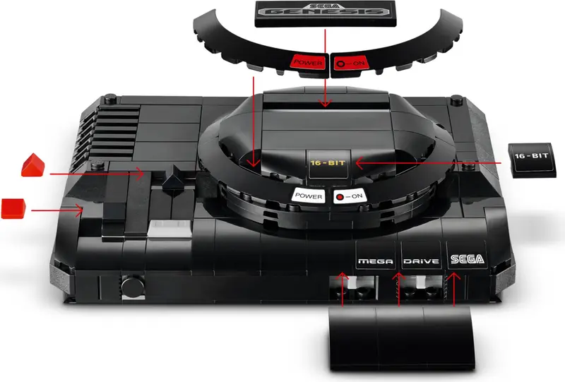 LEGO 40926 Konsola SEGA Mega Drive zdjęcie 9