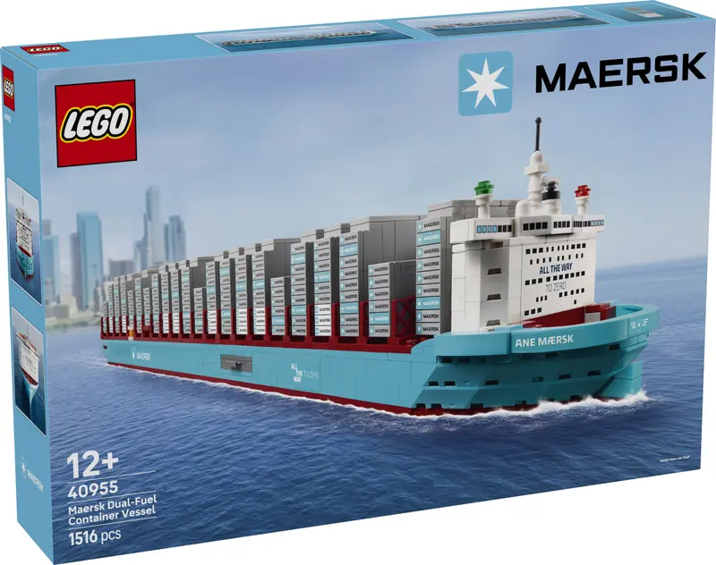 LEGO 40955 Kontenerowiec z Napędem Dual-Fuel Maersk zdjęcie 8