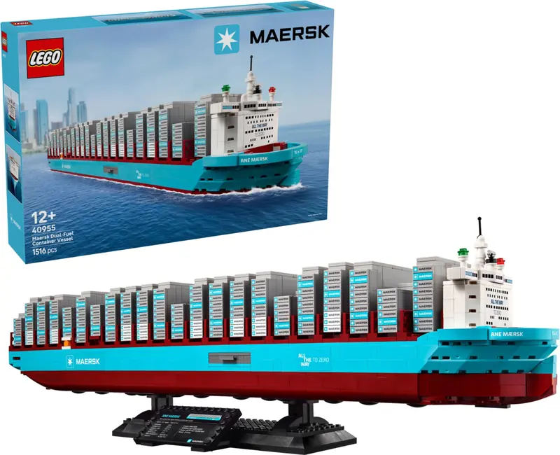 LEGO 40955 Kontenerowiec z Napędem Dual-Fuel Maersk zdjęcie 7