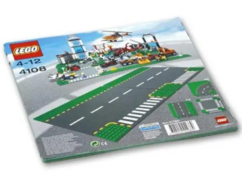 LEGO 4108 T-Junction Road Plates
