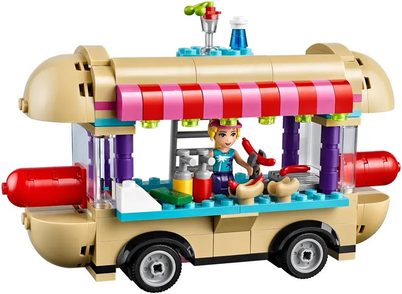 LEGO 41129 Furgonetka z hot-dogami w parku rozrywki zdjęcie 4