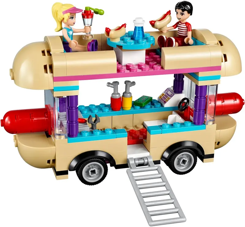 LEGO 41129 Furgonetka z hot-dogami w parku rozrywki zdjęcie 5