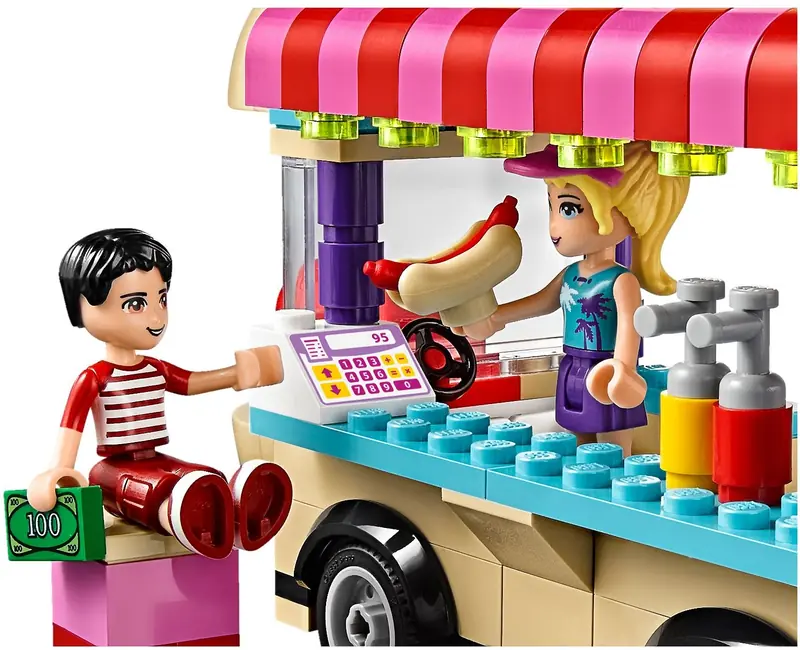 LEGO 41129 Furgonetka z hot-dogami w parku rozrywki zdjęcie 6