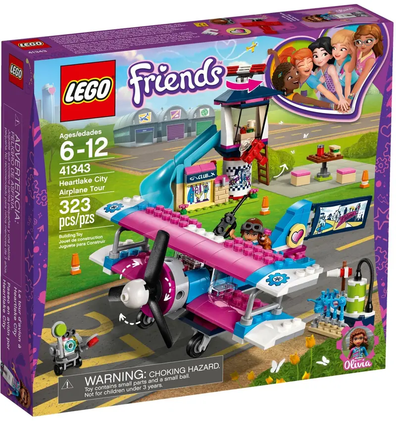 LEGO 41343 Lot samolotem nad Miastem Heartlake zdjęcie 2