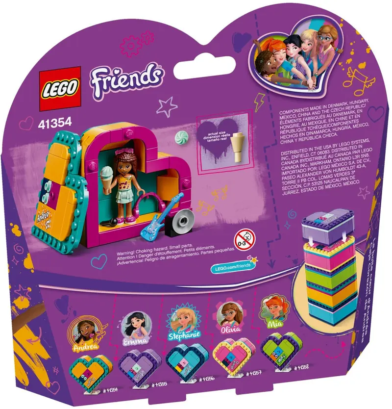LEGO 41354 Pudełko w kształcie serca Andrei zdjęcie 5