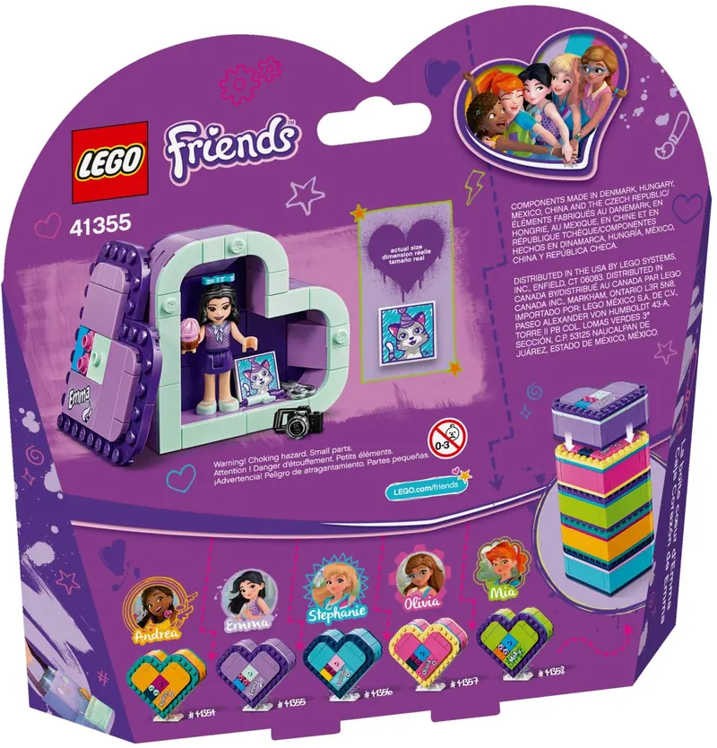 LEGO 41355 Pudełko w kształcie serca Emmy zdjęcie 5