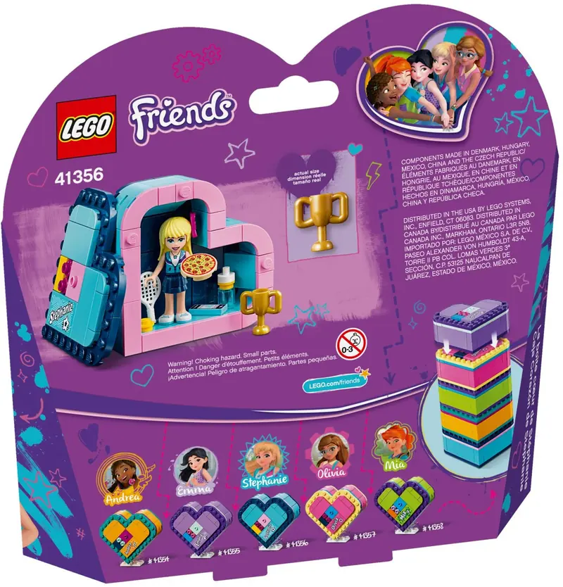 LEGO 41356 Pudełko w kształcie serca Stephanie zdjęcie 5