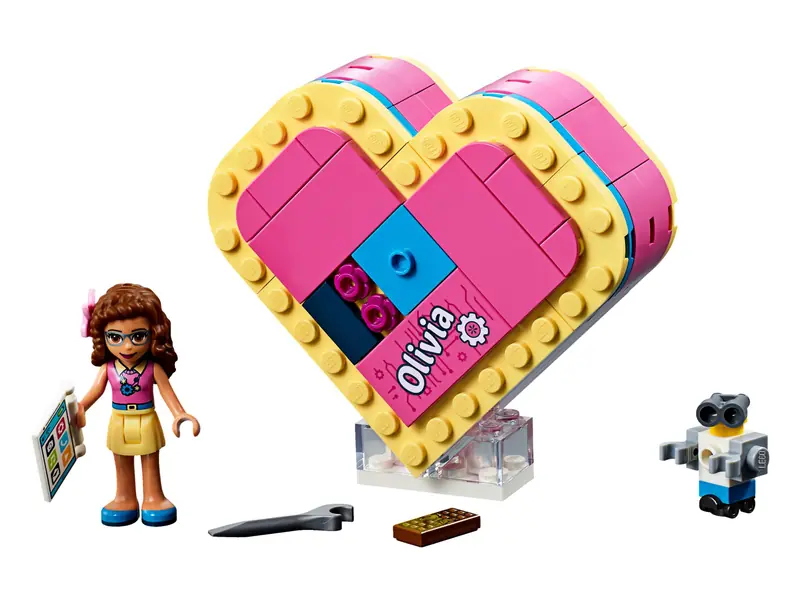 LEGO 41357 Pudełko w kształcie serca Olivii