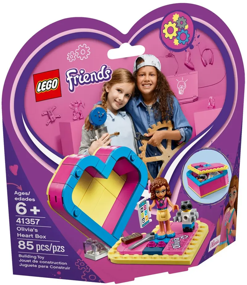 LEGO 41357 Pudełko w kształcie serca Olivii zdjęcie 2