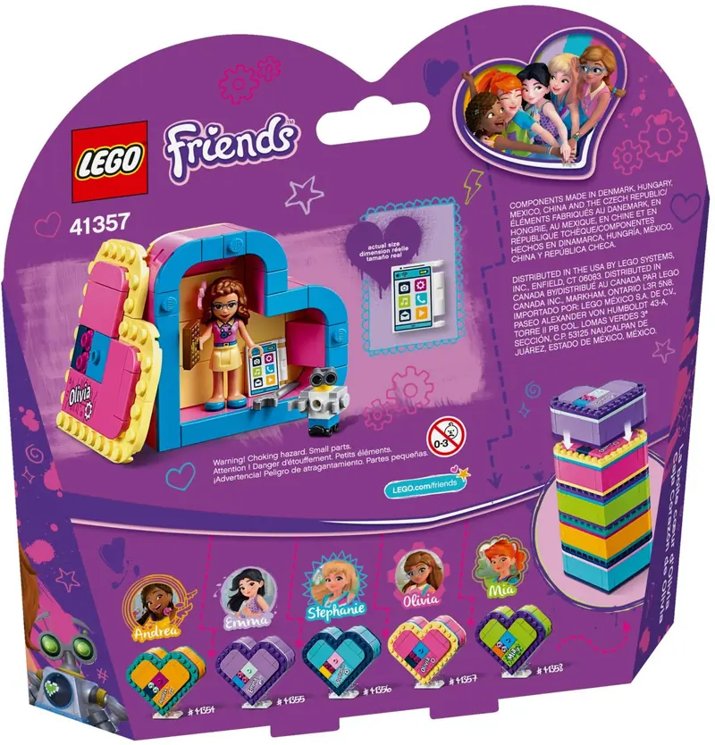 LEGO 41357 Pudełko w kształcie serca Olivii zdjęcie 5