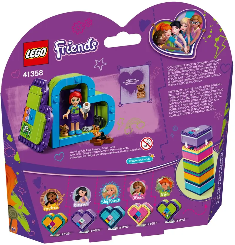 LEGO 41358 Pudełko w kształcie serca Mii zdjęcie 5