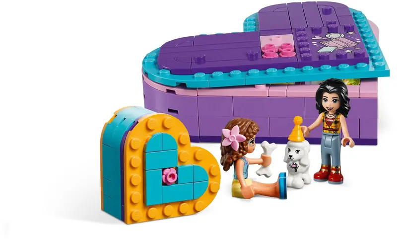 LEGO 41359 Pudełko w kształcie serca - zestaw przyjaźni zdjęcie 4