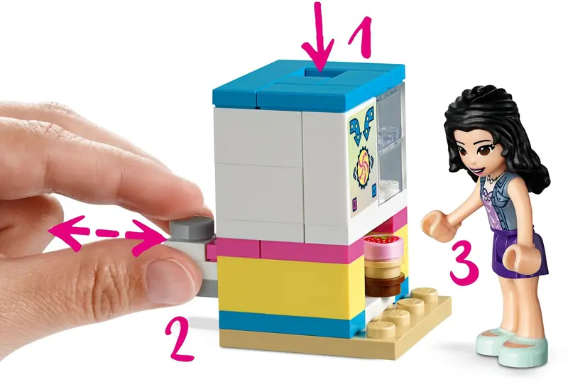 LEGO 41366 Cukiernia z babeczkami Olivii zdjęcie 6