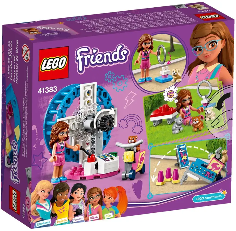 LEGO 41383 Plac zabaw dla chomików Olivii zdjęcie 5